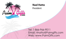 Vacation Cruise Palm Gifts Business Cards